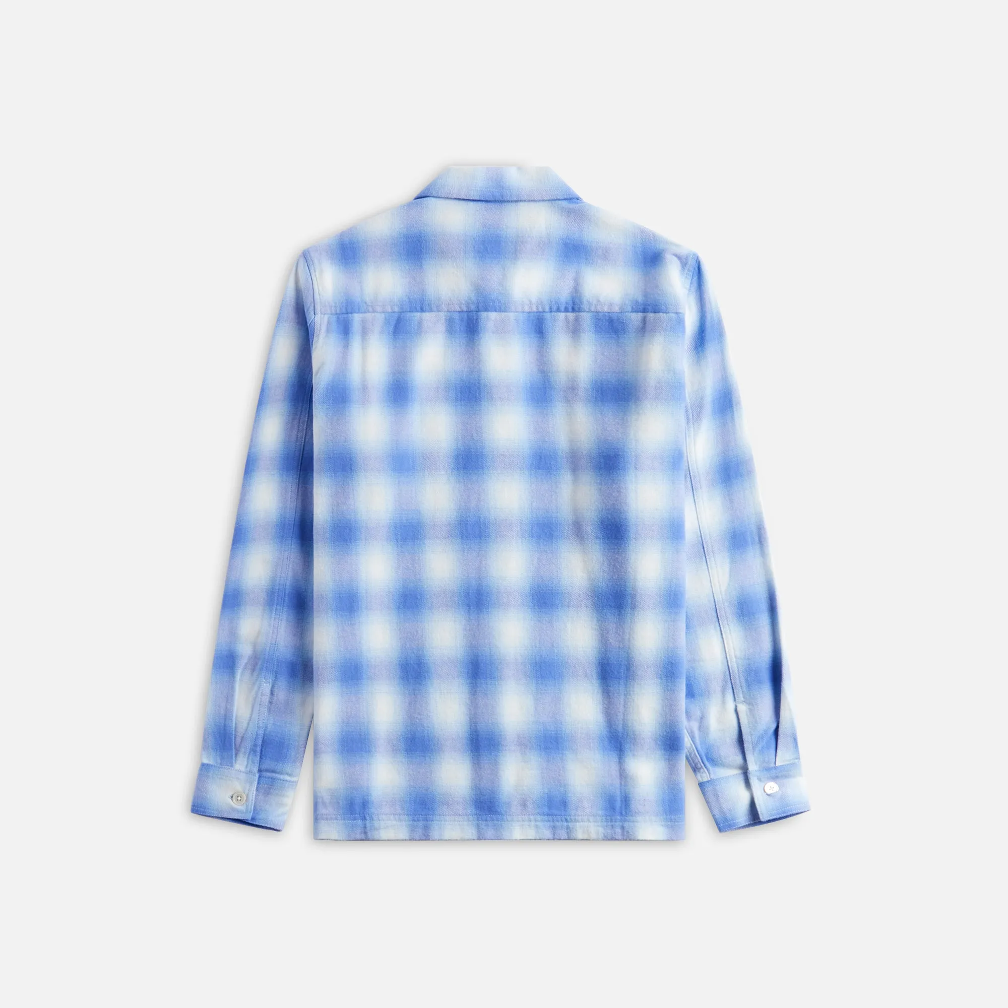 Tekla Plaid Long Sleeve Flannel Shirt - Light Blue sold by Kith product image thumbnail 2