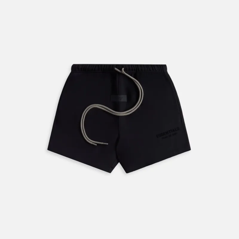 Essentials Sweat Short - Black sold by Kith
