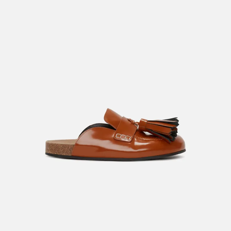 JW Anderson Tassel Loafer Mules - Tan sold by Kith