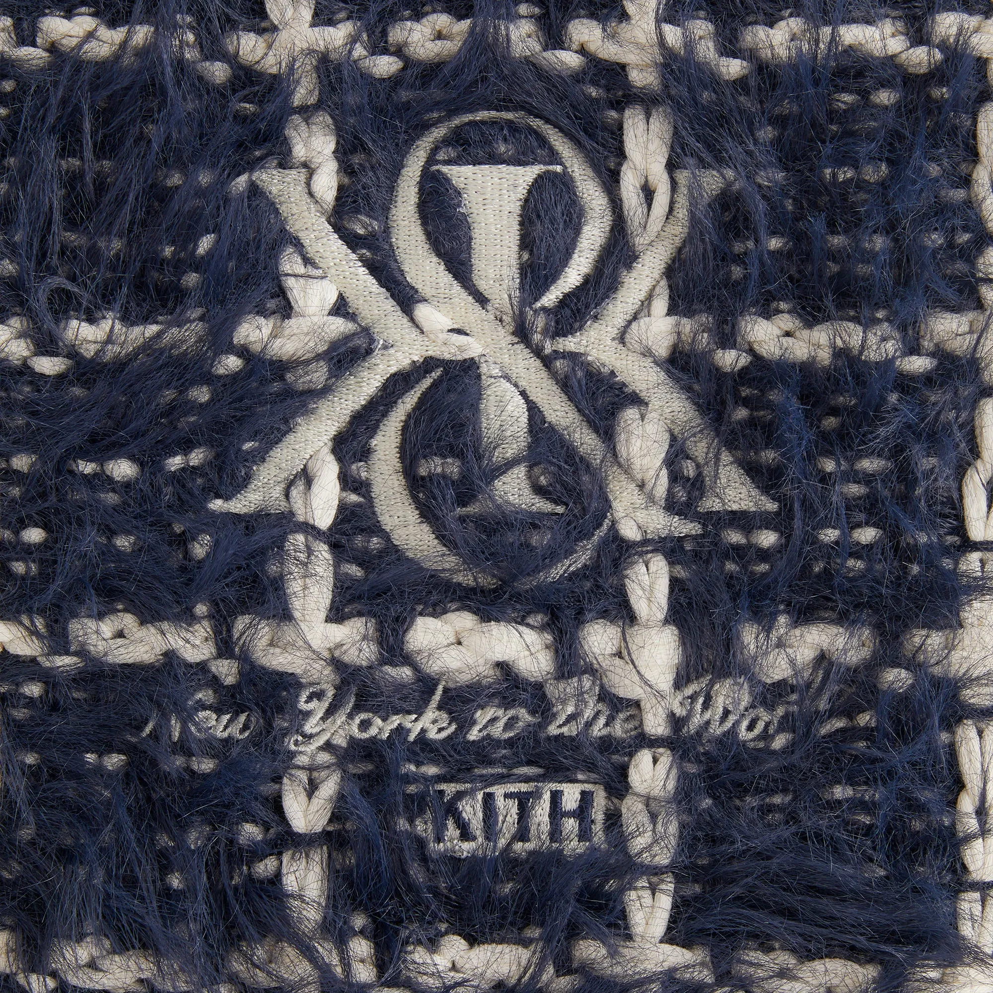 Kith Women Wyler Mohair Full Zip Sweater - Nocturnal sold by Kith product image thumbnail 4