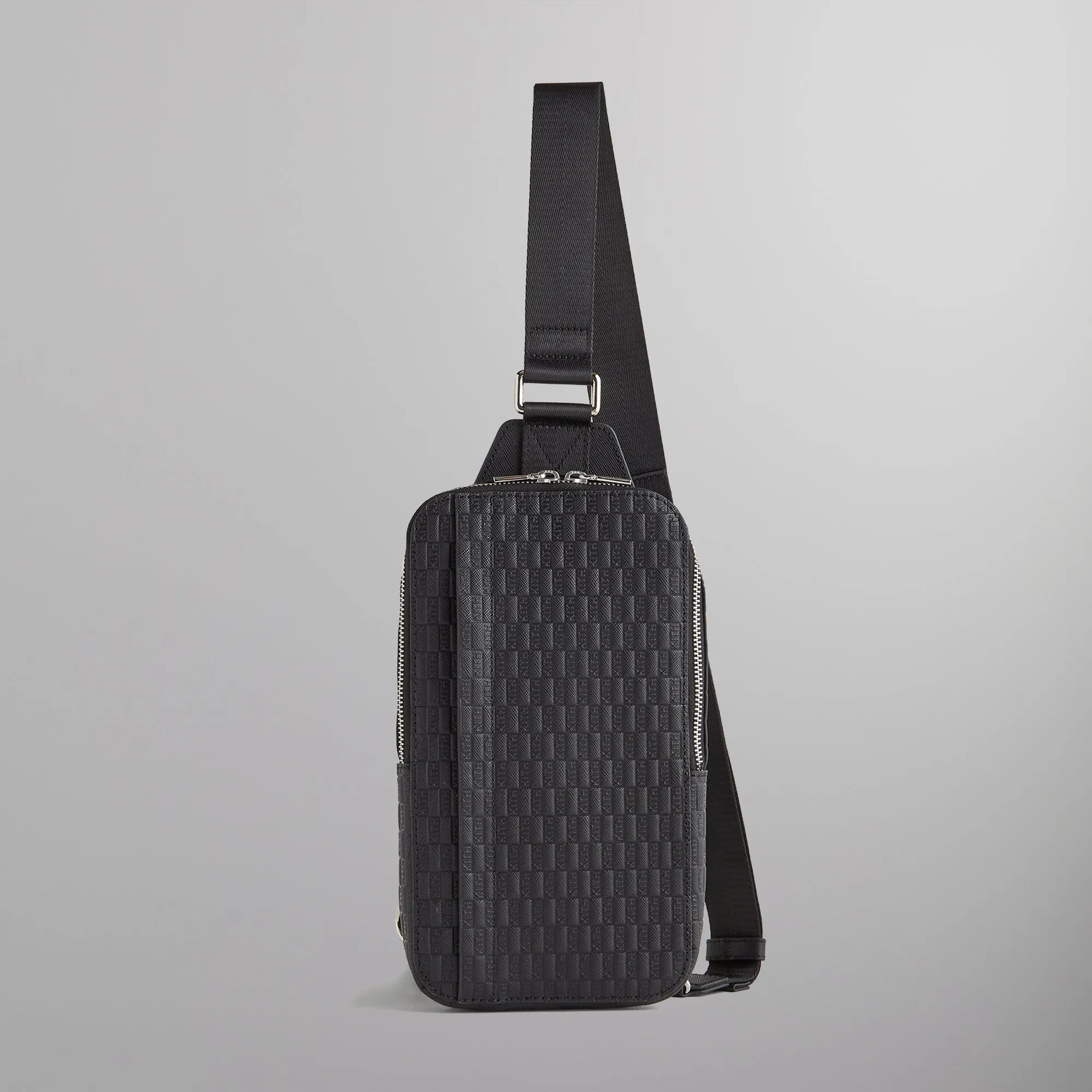 Kith Monogram Leather Stagg Crossbody - Black sold by Kith