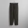 Kith Striped Flannel Barrow Pant - Black sold by Kith
