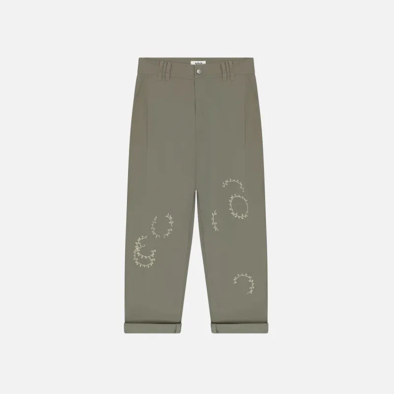 Adish Nafnuf Cotton Chino Pants - Grey sold by Kith