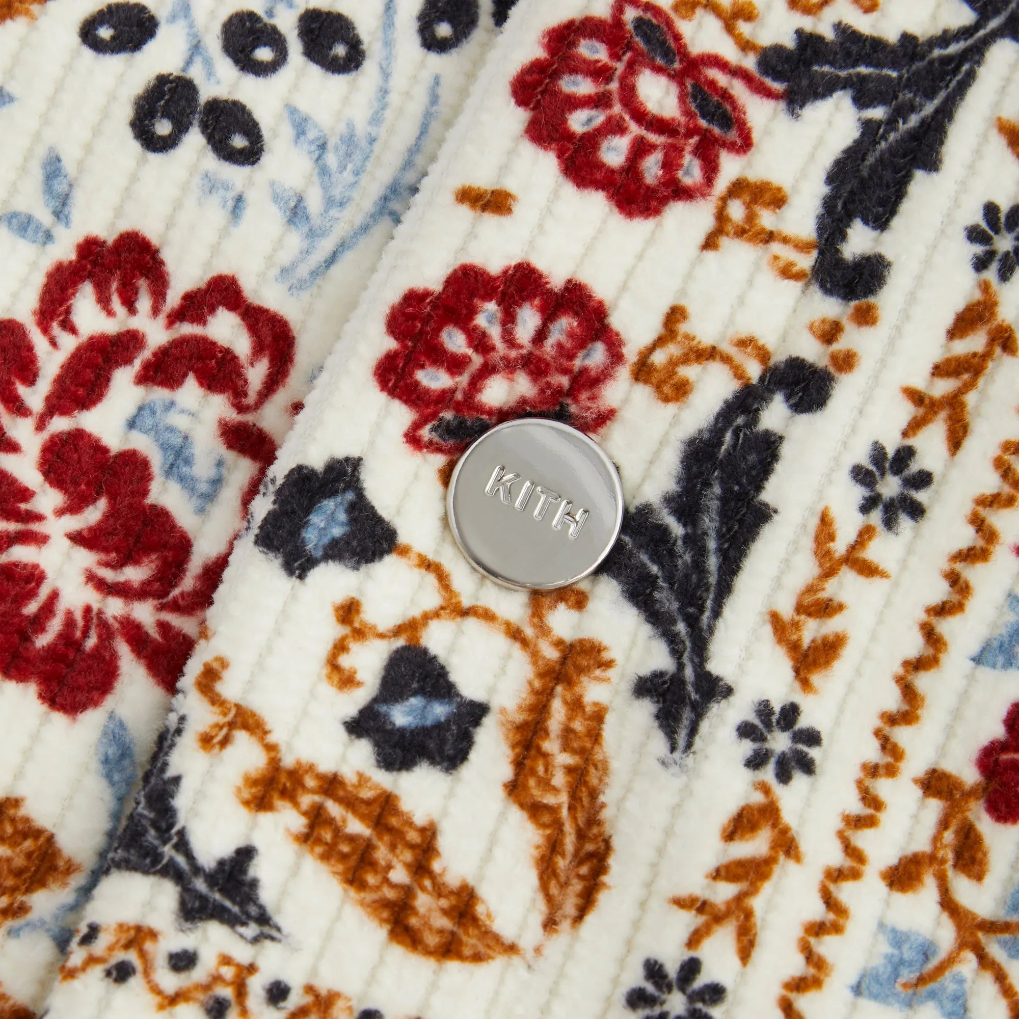 Kith Paisley Brixton Puffed Shirt Jacket - Sandrift sold by Kith product image thumbnail 3