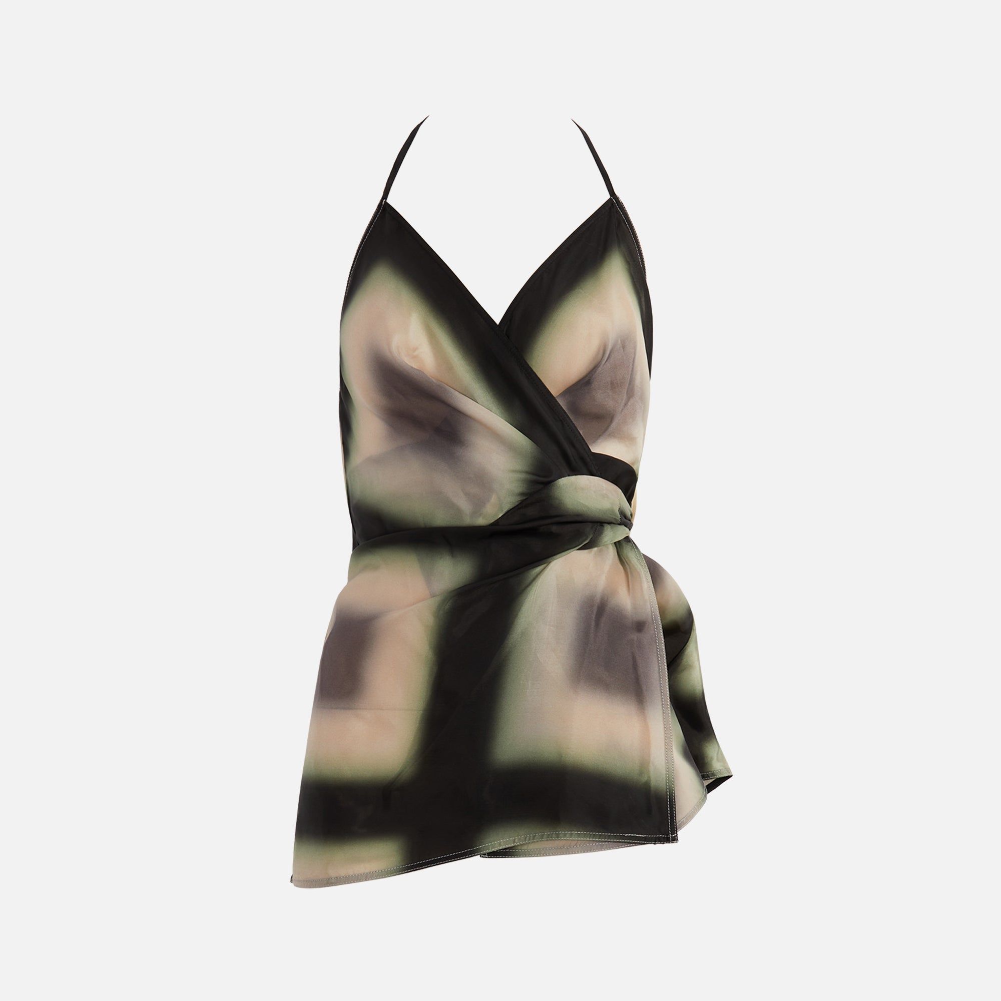 Rick Owens Laura Top - Black Plaid sold by Kith