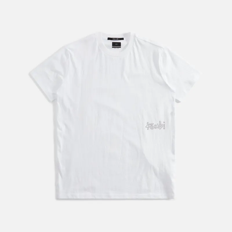 Ksubi Krystal Bling Kash Tee - White sold by Kith