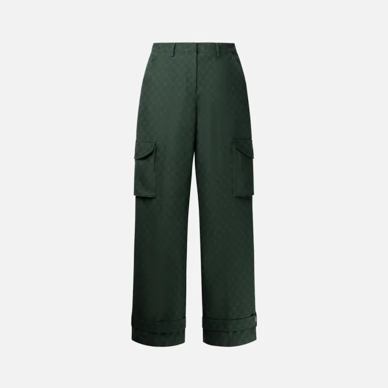 Daily Paper Imani Monogram Pants - Pine Green sold by Kith