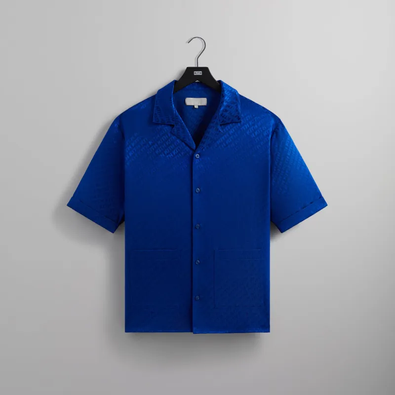 Kith Jacquard Faille Reade Shirt - Cyclone sold by Kith
