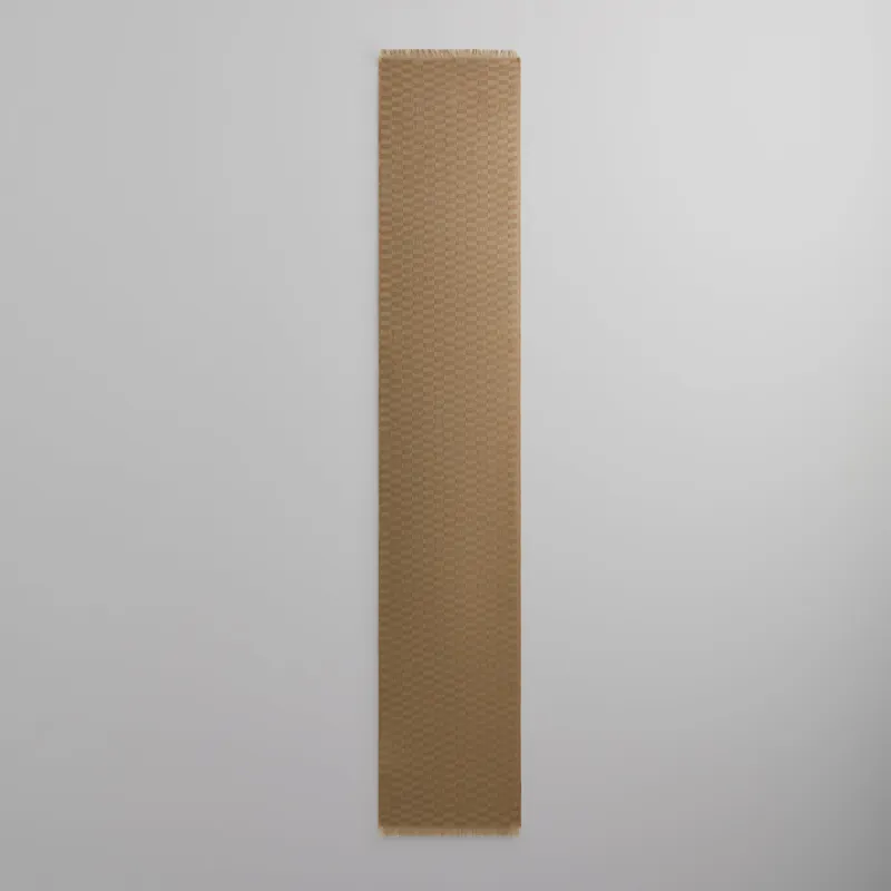 Kith Monogram Jacquard Scarf - Canvas sold by Kith