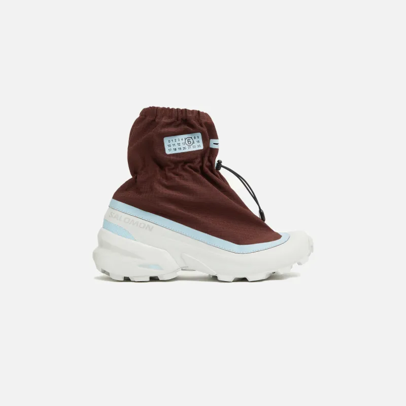 Salomon x MM6 Maison Margiela WMNS Cross Mid - Bitter Chocolate / Lunar Rock / Crystal Blue sold by Kith