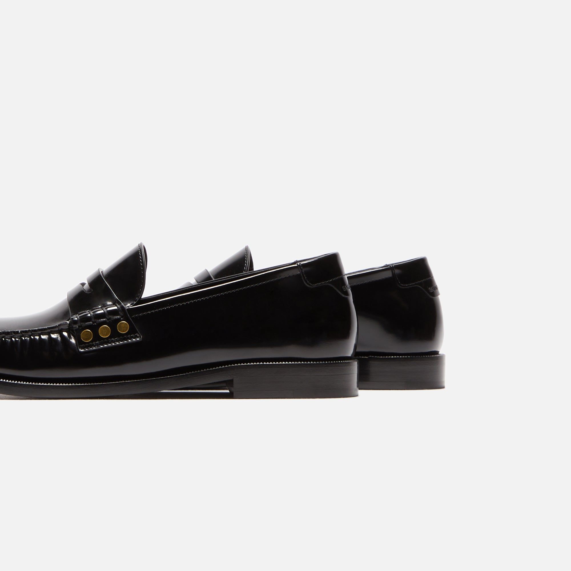Saint Laurent Le Loafer 15 Plain Vamp Studs Master - Noir sold by Kith product image thumbnail 3