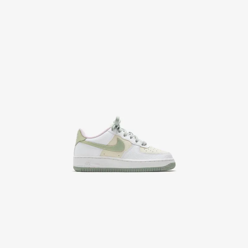 Nike Air Force 1 LV8 - Summit White / Coconut Milk / Pink Foam / Honeydew sold by Kith