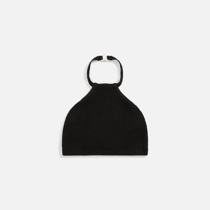 1017 ALYX 9SM Knit Crop Top - Black sold by Kith