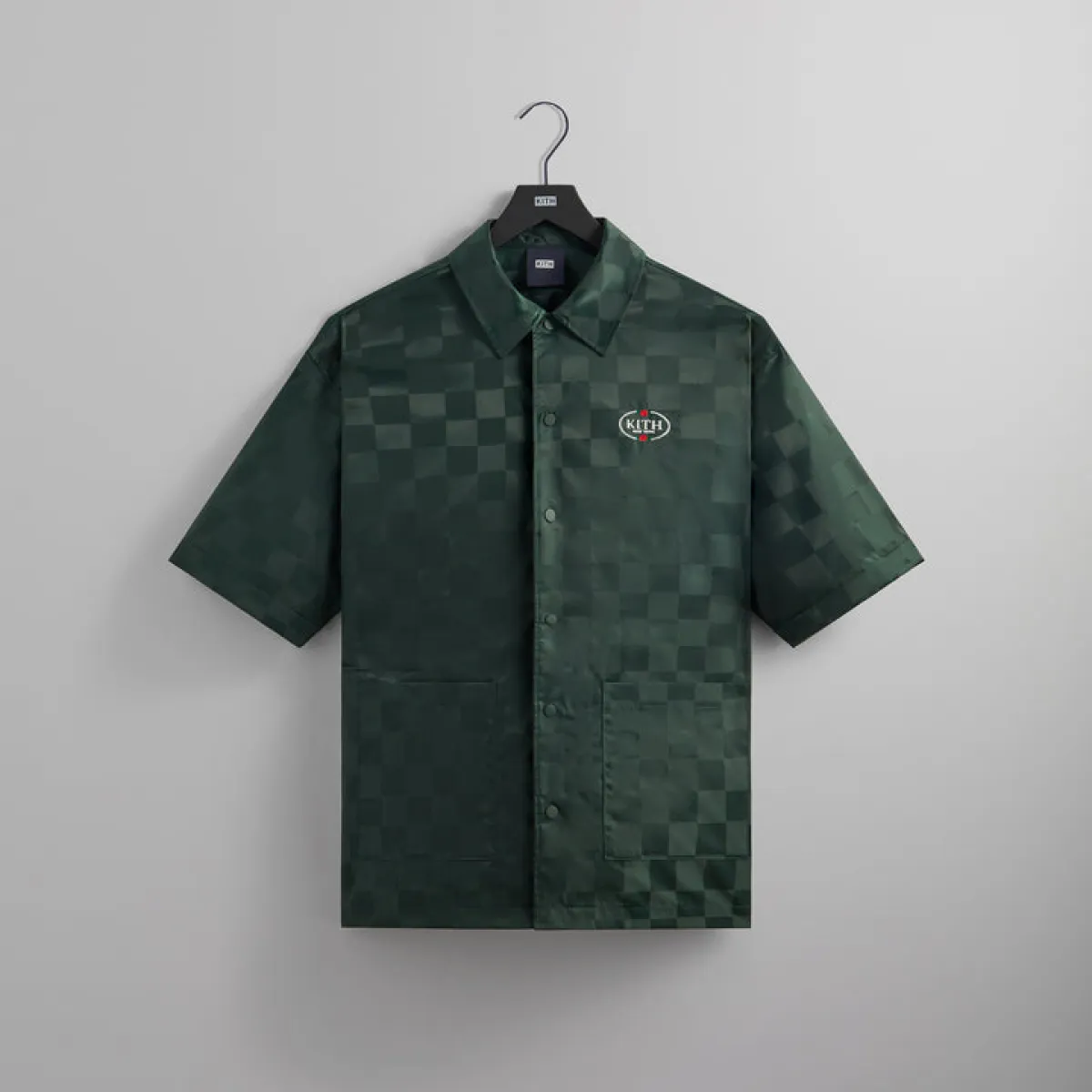 Kith CHECKERED SATIN チェック柄ジャケット L美品 Kith Checkered Satin Reade Shirt - Stadium | Parallel
