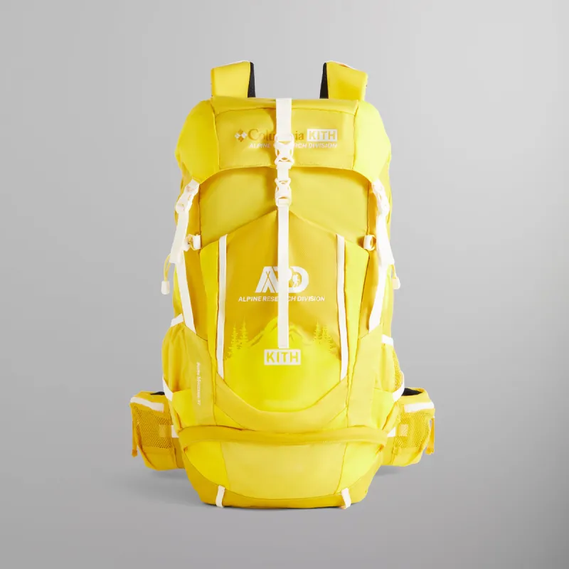 Kith for Columbia 37L Backpack - Bright Yellow sold by Kith