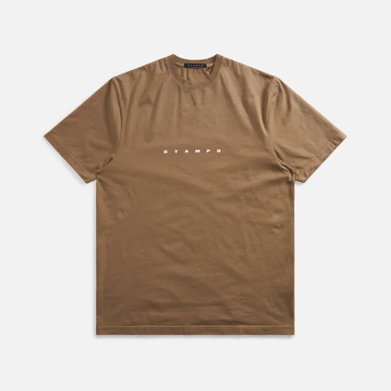 Stampd Strike Logo Perfect Tee - Dark Khaki made by Stampd