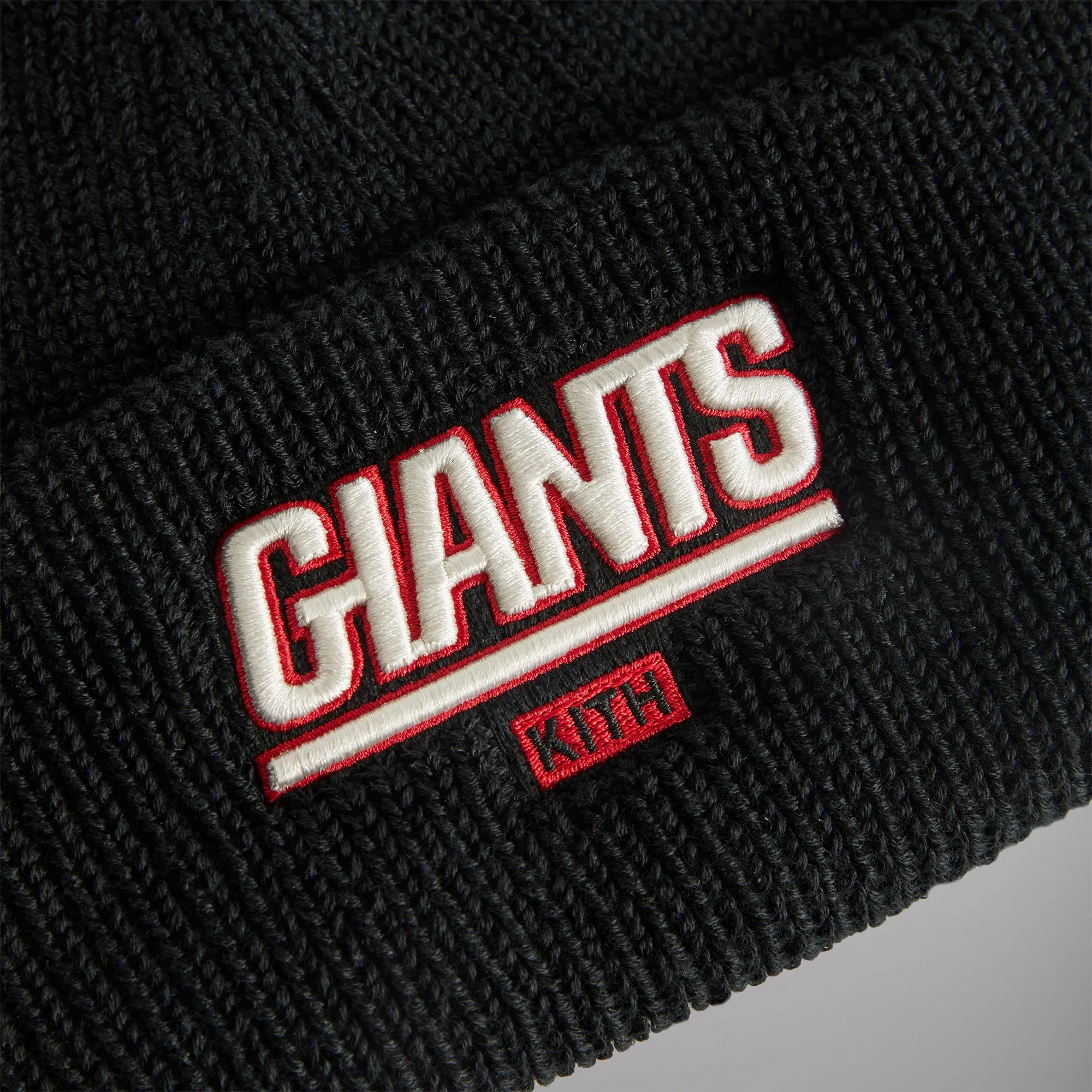 Kith for the NFL: Giants Mia Beanie - Black sold by Kith product image thumbnail 3