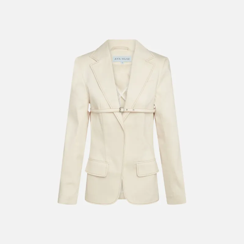 Aya Muse Osoyo Jacket - White sold by Kith