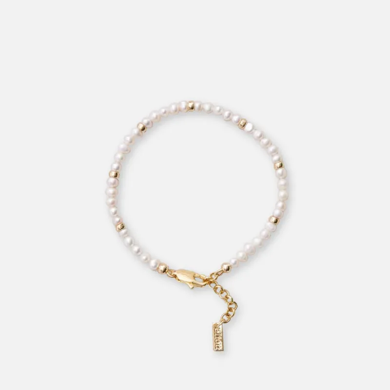 Eliou Lim Bracelet - Pearl / Gold sold by Kith