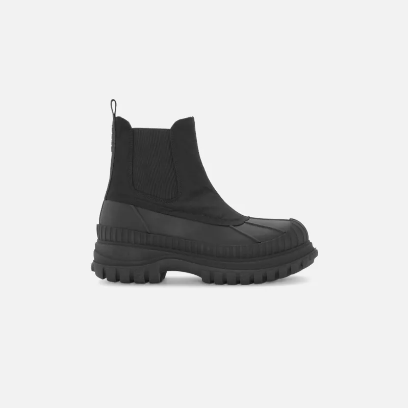 Ganni Outdoor Chelsea Boot - Black sold by Kith