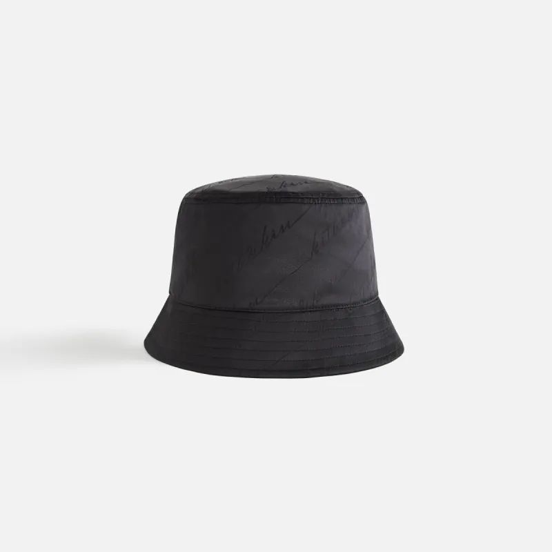 Kith Women Broderie Logo Bucket Hat - Serpentine | Parallel display picture 3