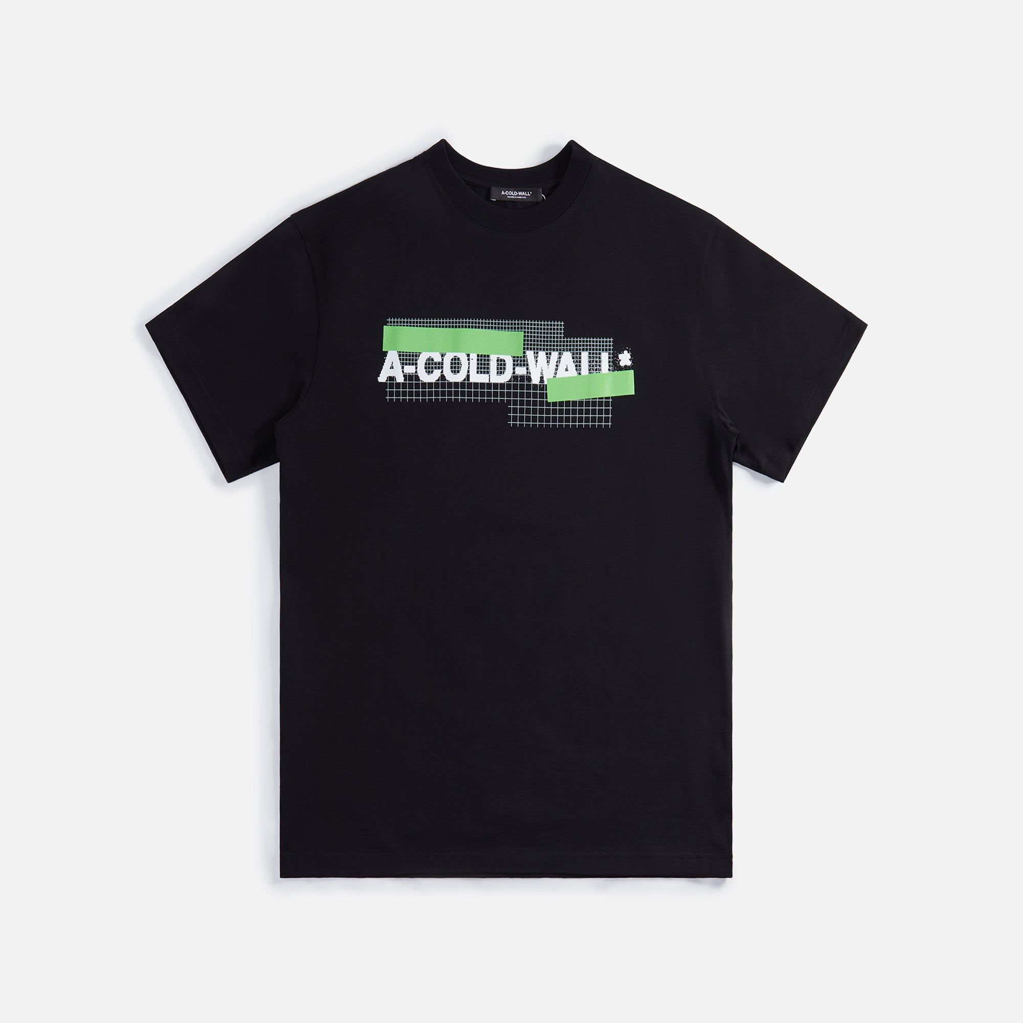 A-Cold-Wall* Grid Logo Tee - Black sold by Kith