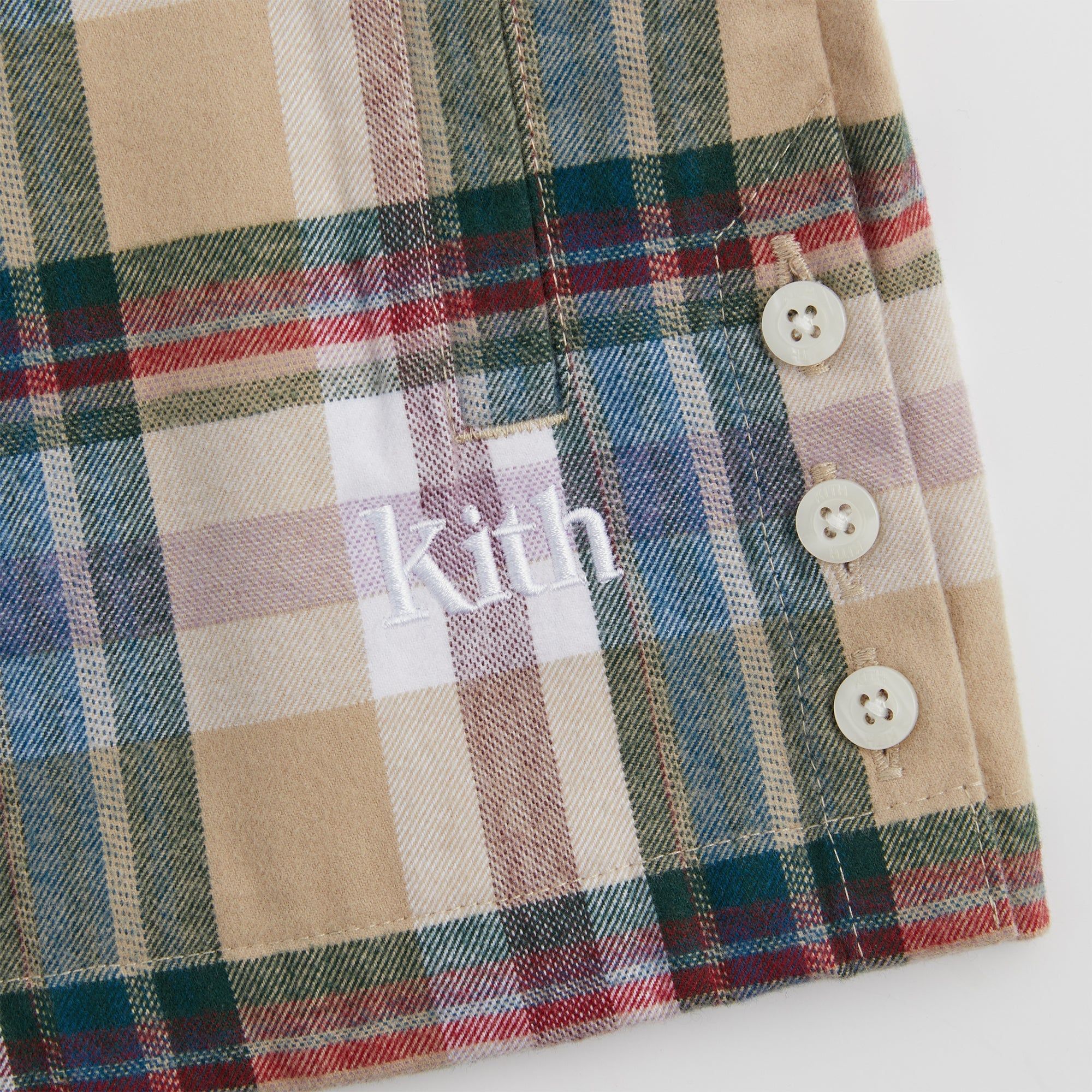 Kith Brushed Flannel Ginza Shirt - Canvas PH sold by Kith product image thumbnail 4