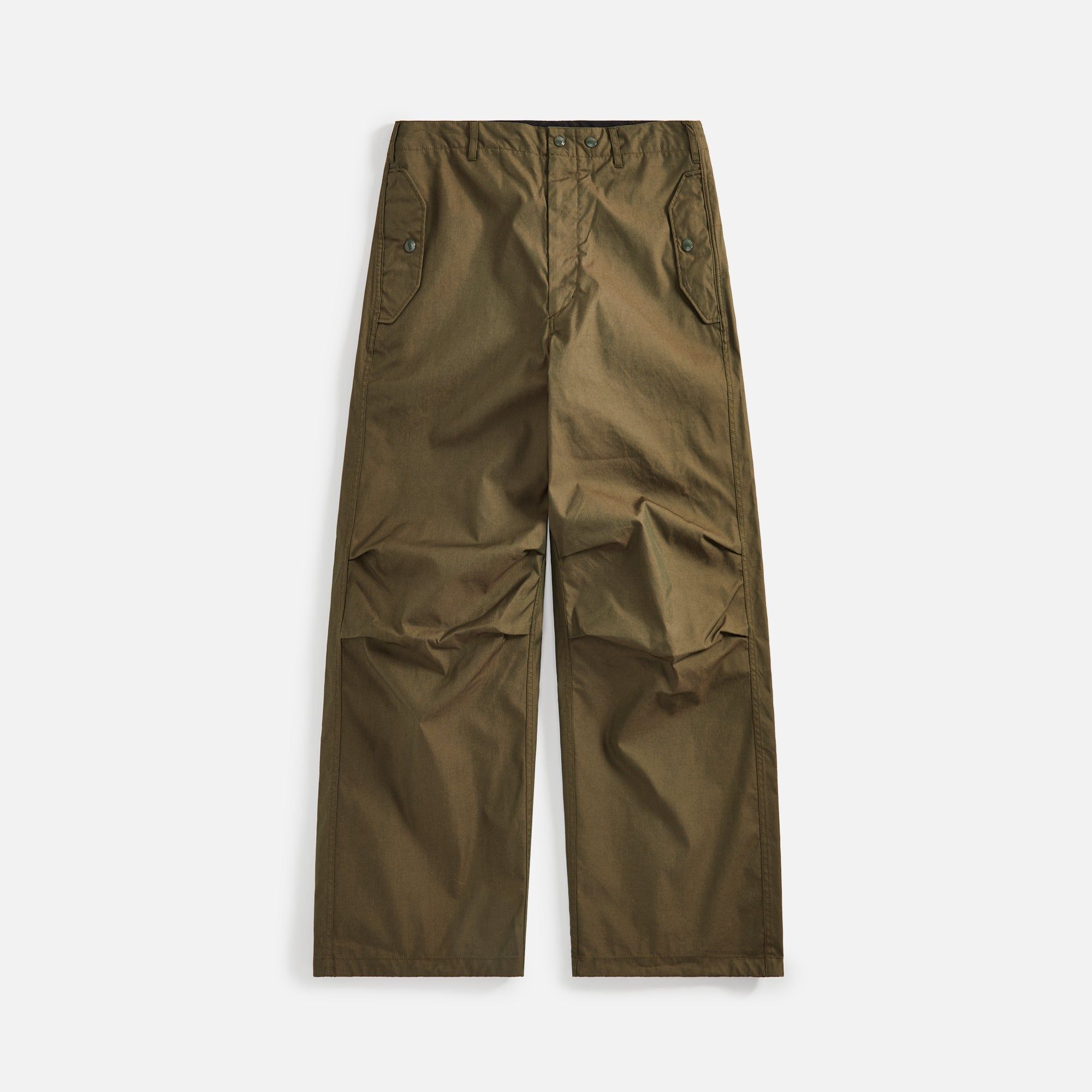 Engineered Garments Over Pant PC Coated Cloth - Olive sold by Kith