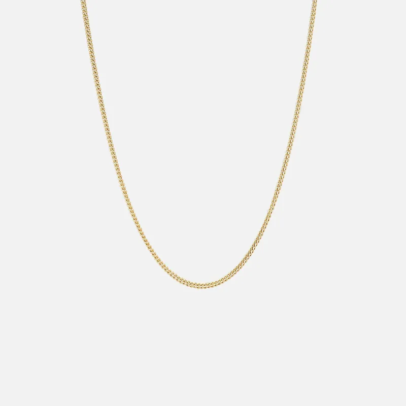 Tom Wood Curb Chain Slim Gold 20.5 inch - Gold sold by Kith
