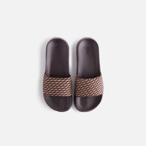 Kith Women Monogram Slides - Canvas sold by Kith
