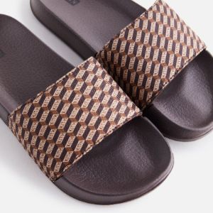 Kith Women Monogram Slides - Canvas sold by Kith