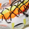 Nike ISPA Link Axis Link - White / Total Orange / Sonic Yellow sold by Kith