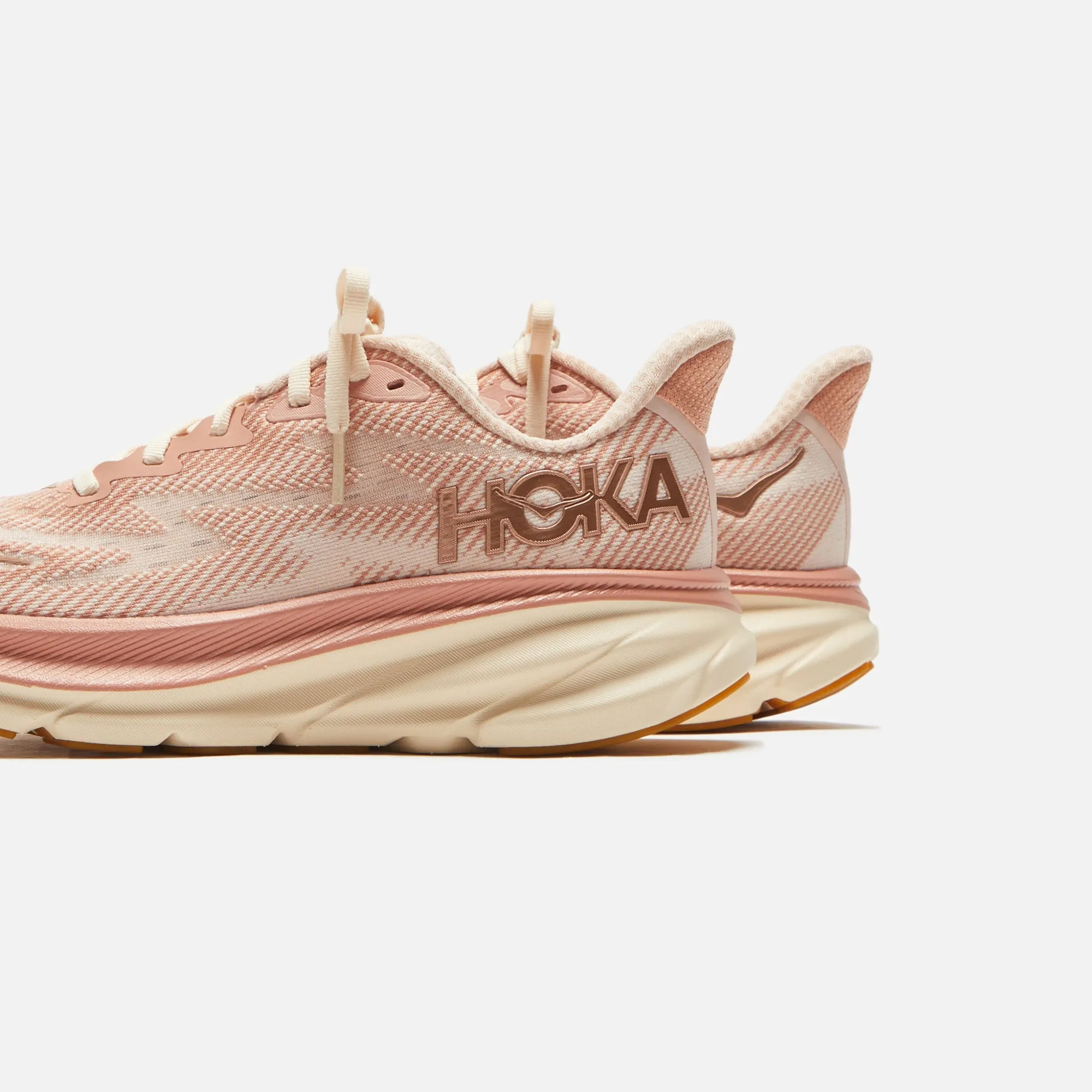 HOKA WMNS Clifton 9 - Sandstone / Cream sold by Kith product image thumbnail 3