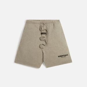 Essentials Sweatshort - Dark Oatmeal sold by Kith