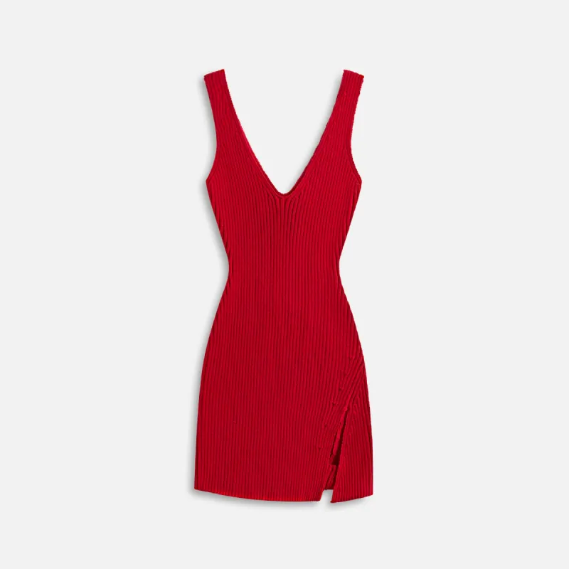 Frankies Bikinis Lady Cloud Knit Dress - Burning Love made by Kith