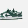 Nike Dunk Low Retro - White / Team Green / Total Orange sold by Kith
