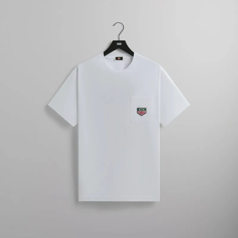 TAG Heuer Formula 1 | Kith Badge Pocket Tee - White sold by Kith