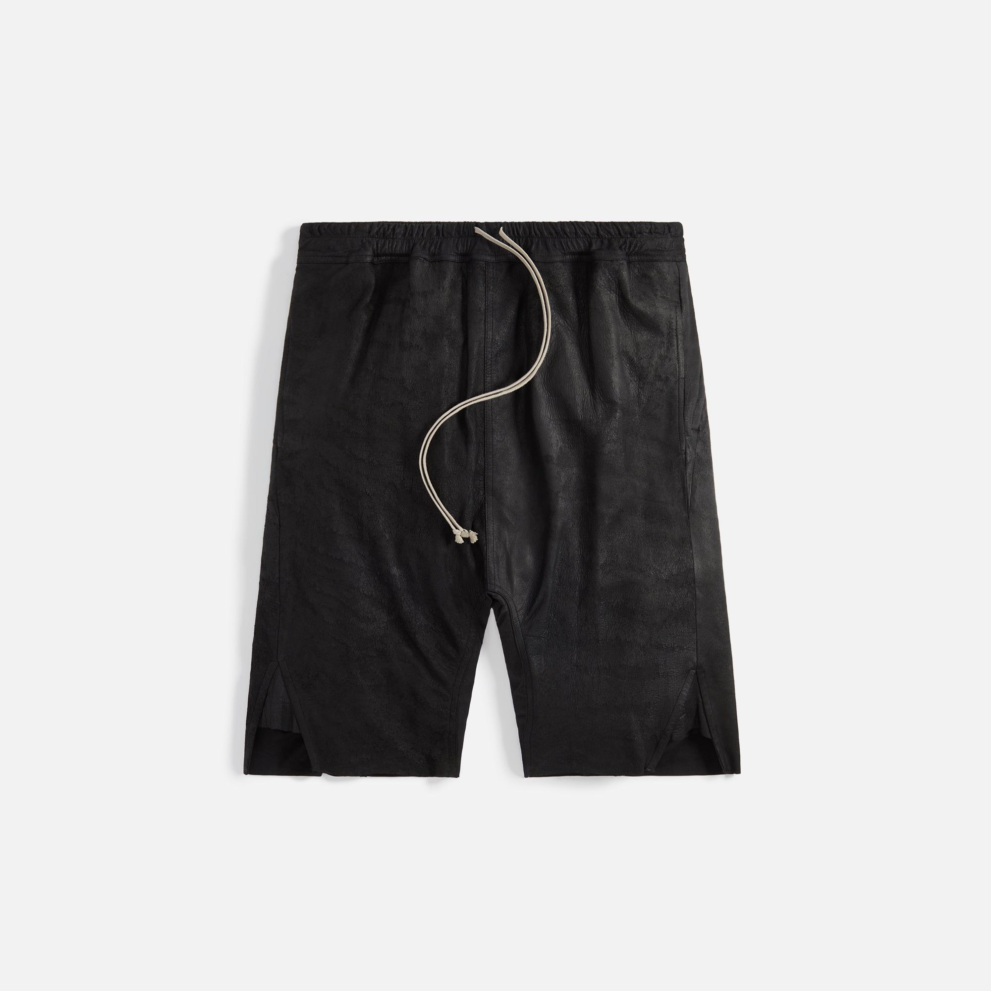 Rick Owens Basket Swingers Blistered Lamb Short - Black sold by Kith