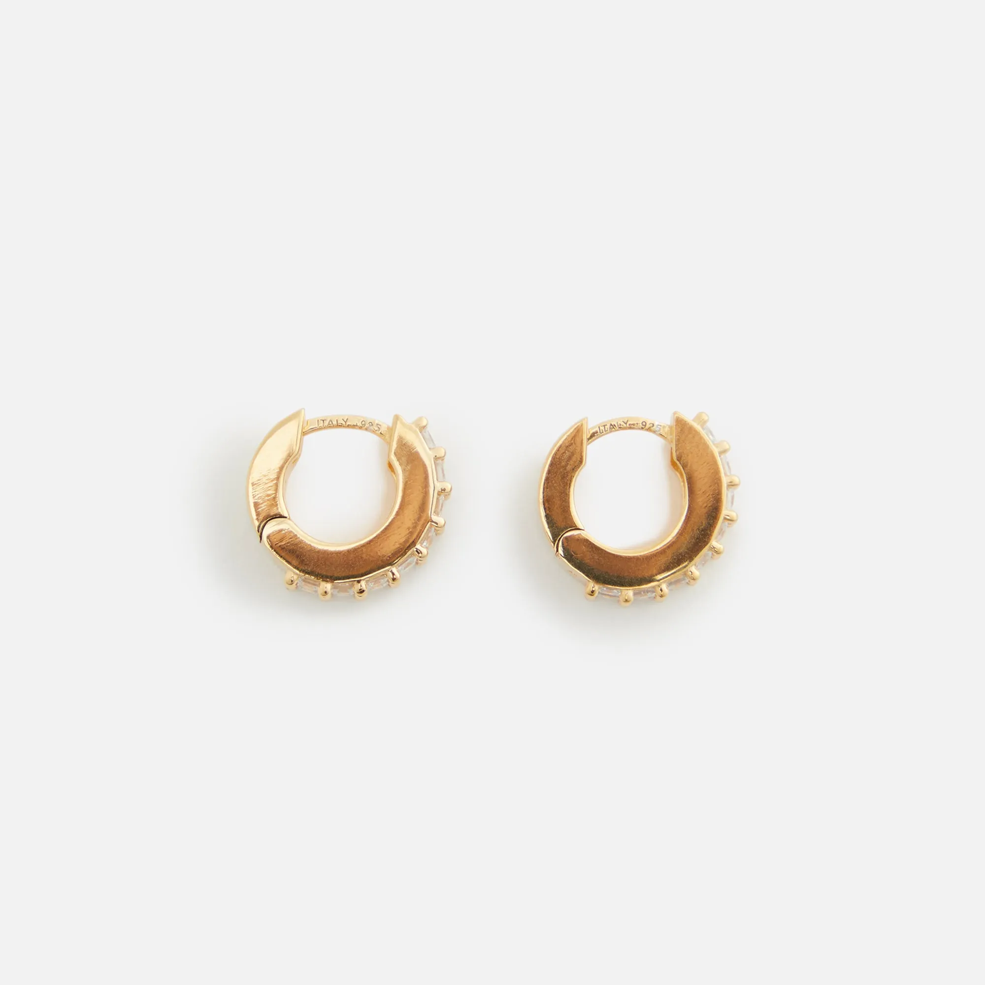 Hatton Labs Double Eternity Spike Hoop Earrings 18K Gold Plated - Gold sold by Kith product image thumbnail 2
