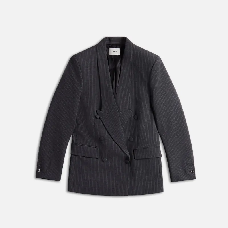 Coperni Double Breasted Tailored Jacket - Grey made by Kith