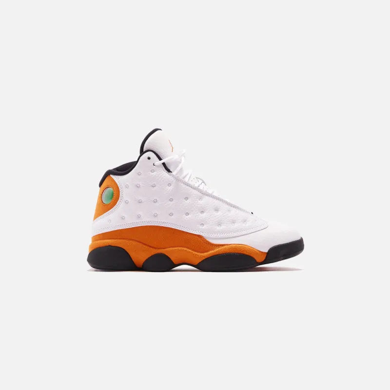 Nike Air Jordan 13 Retro - White / Starfish / Black sold by Kith