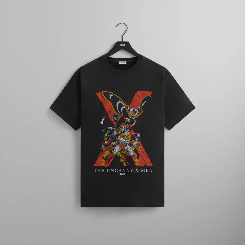 Marvel | Kith for X-Men Uncanny Vintage Nelson Tee - Black sold by Kith