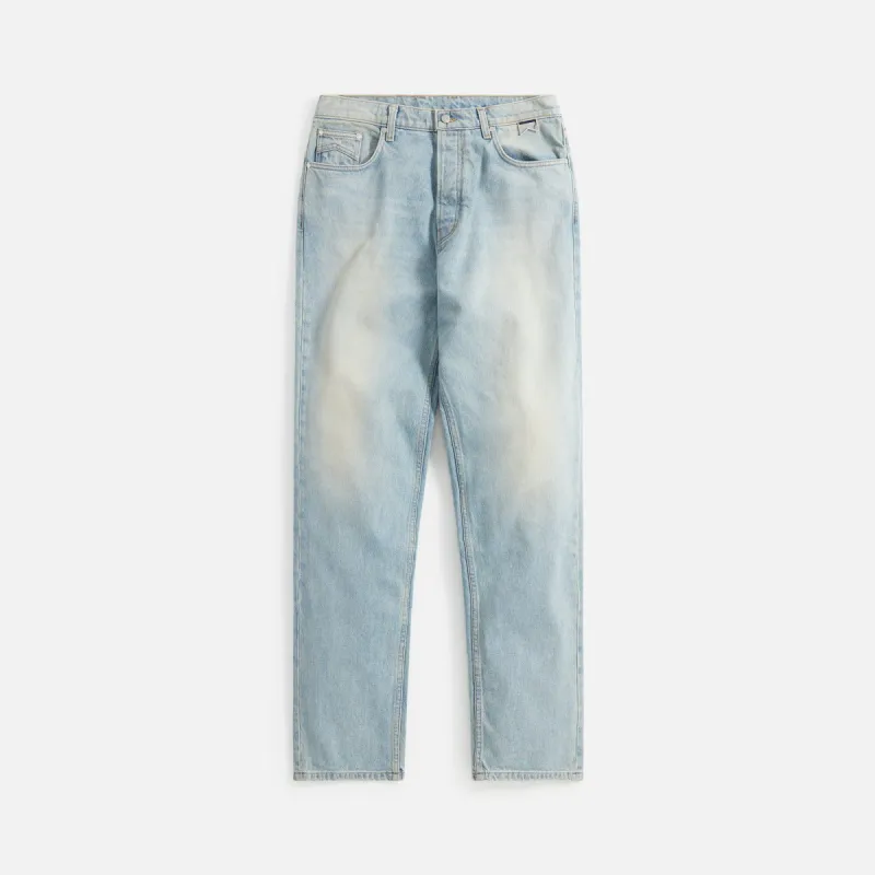 Rhude Wide Leg Denim - Light Indigo sold by Kith
