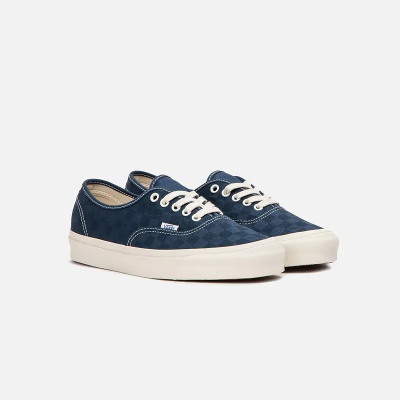 Vans Vault OG Authenthic LX - Navy Checkerboard / White sold by Kith