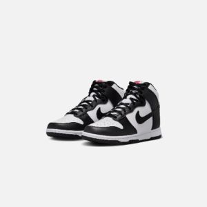 Nike WMNS Dunk High - White / Black / University Red sold by Kith