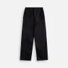 Auralee Hard Twist Polyester Satin Laminate Field Pants - Black sold by Kith