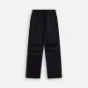 Auralee Hard Twist Polyester Satin Laminate Field Pants - Black sold by Kith