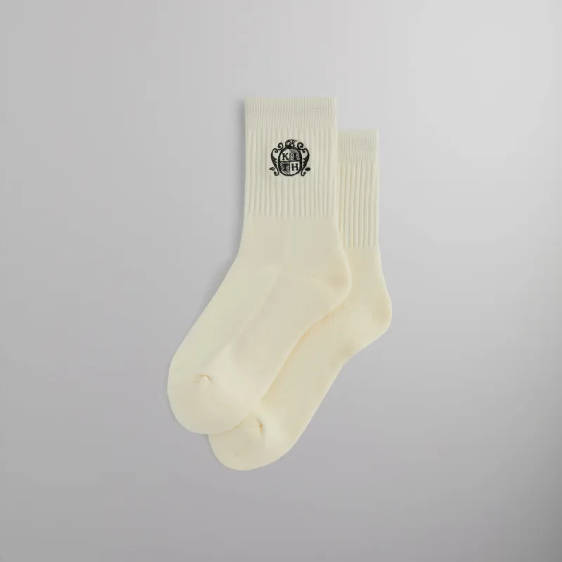 Kith Crest Mid Crew Socks - Silk sold by Kith