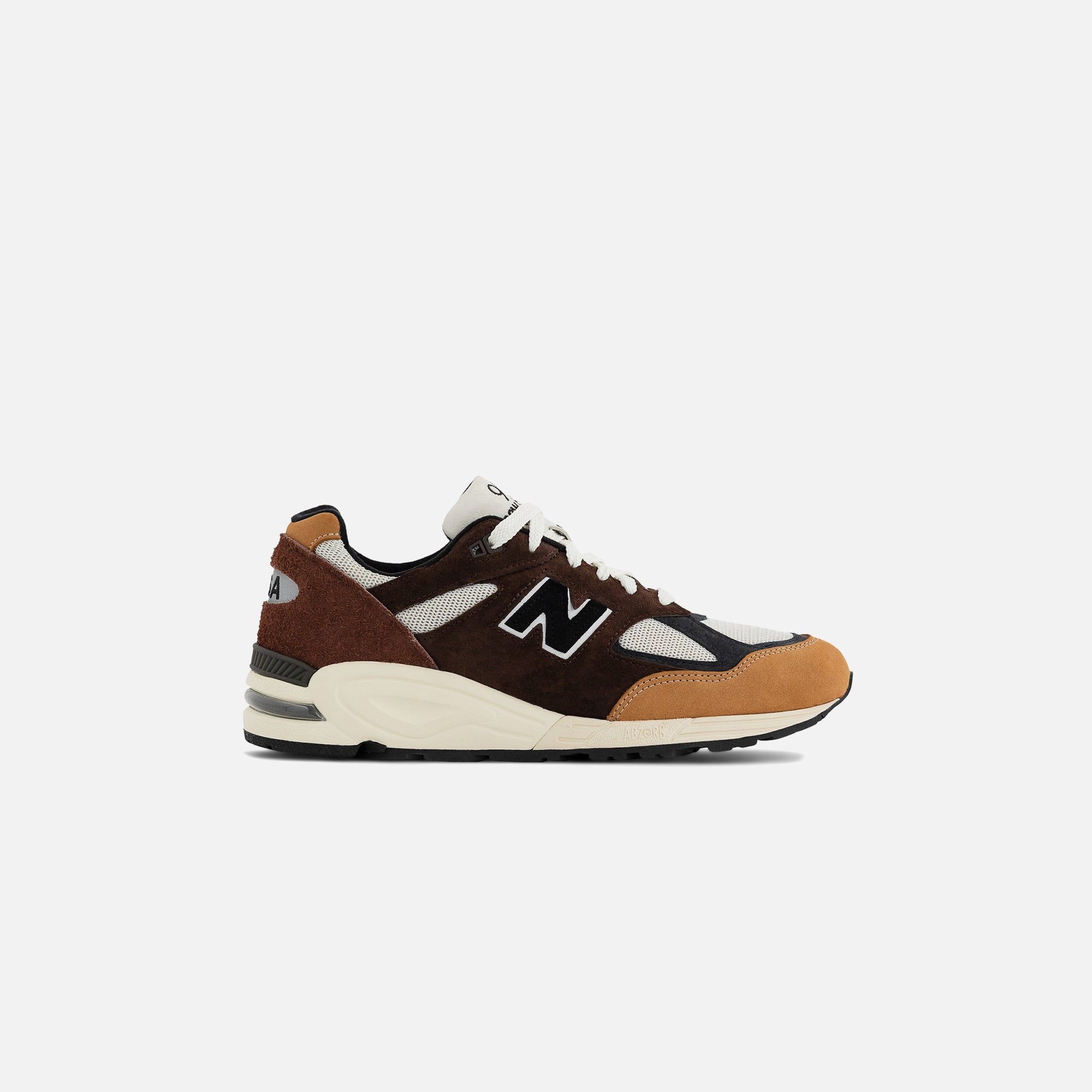 New Balance Made in US 990 V2 - Black / Tan sold by Kith