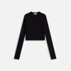 Cotton Citizen The Verona Crop Shirt - Black sold by Kith